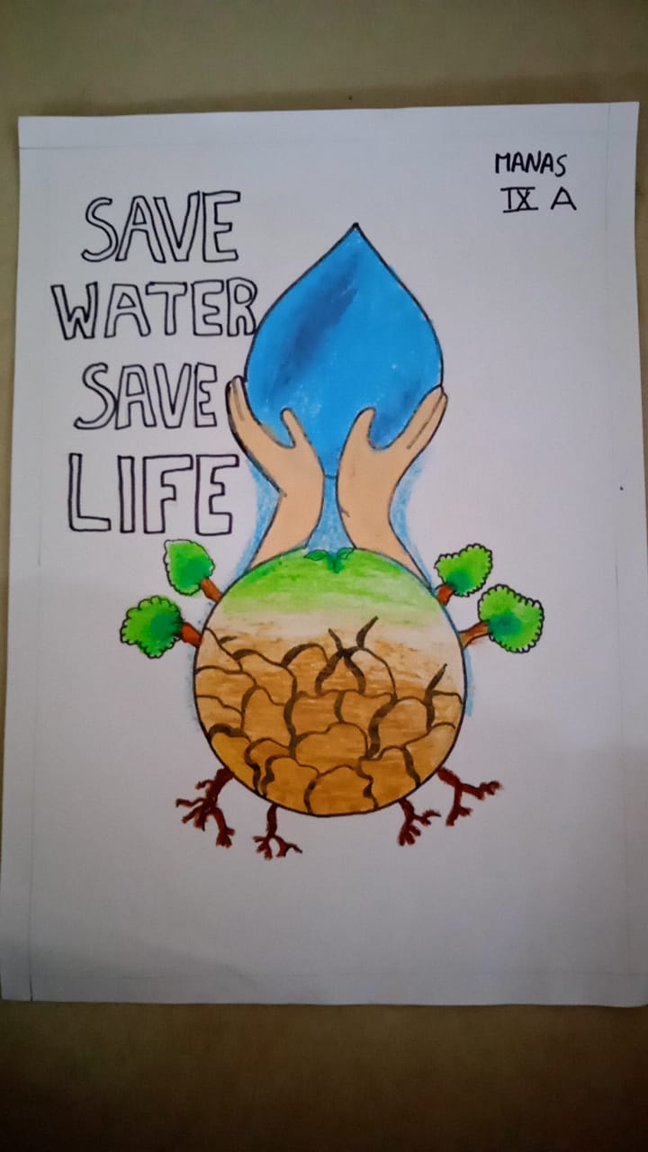 STUDENTS SPREAD AWARENESS ABOUT SAVING WATER